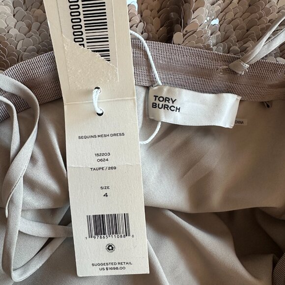 Tory Burch Sequinned Midi Dress - Picture 6 of 6